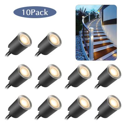 China Garden Recessed Led Decking Lights Outdoor with Shield Shell 12V Voltage for Garden, Yard, Steps, Staircase, Patio, Floor Decoration for sale