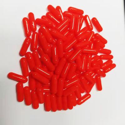 China Hot-selling HPMC Vegetable Cellulose Empty Hard Capsules Transparent Red Blue White Different Colors Size 0# for sale