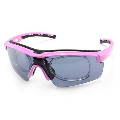 China Cost Effective Women Glass Sport Outdoor Driving Cycling Windproof Sunglasses Detachable Polarized Sports Eyewear Uv400 for sale