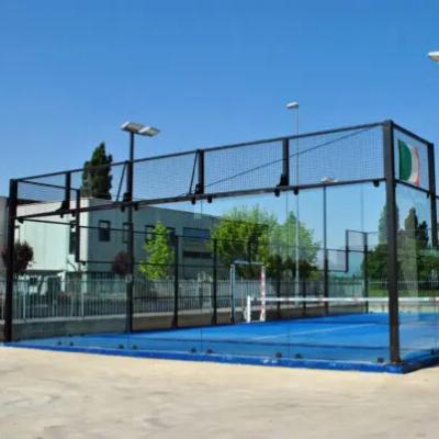 China New design standard size outdoor sport equipment padel tennis court tennis net for sale