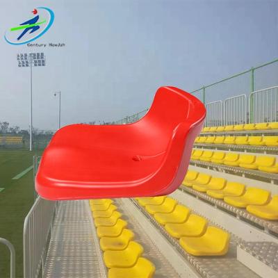 China Factory direct sale scaffolding grandstand HDPE bleacher back seats of plastic stadium stadium chair for sale