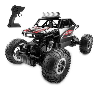 China Wholesale Price DEERC DE45 1/16 Scale RC Model Off Road RC Cars 4WD Double Motors Rocker Remote Control Crawler Car Toys for sale