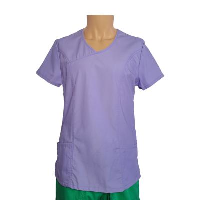 China Cheap Fashionable Hospital Nursing Scrub Elegant Wholesale Nurse Uniform Set for sale