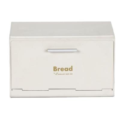 China Trapezoidal Style Viable European Tin Bread Box for sale