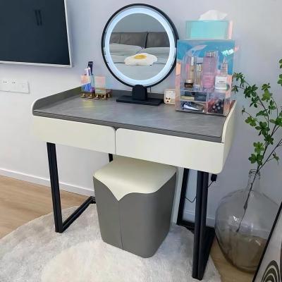 China Other Bedroom Dressing Table Modern Minimalist Dressing Table With Led Mirror for sale