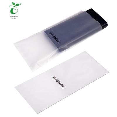 China 100% biodegradable logo ok custom compost wholesale certificate biodegradable plastic bags packaging for phone case for sale