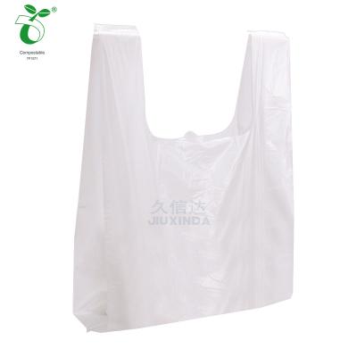 China BIODEGRADABLE Custom Logo Packaging Plastic Bags Eco Friendly Cornstarch Shopping Biodegradable Bags for sale