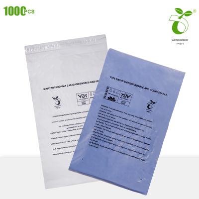 China BIODEGRADABLE wholesale biodegradable eco friendly packaging bags factory custom logo for clothes for sale