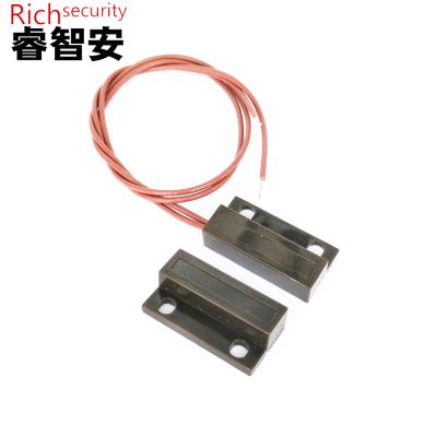 China RZ-38A Wooden Outdoor Mounted Window Door/Window Door Switch Alarm Sensor Detector Magnetic Contact for sale