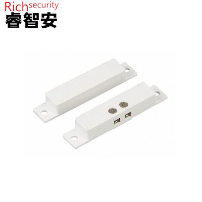 China Anti-thief Richsecurity RZ-40 with normally open terminal block NO white brown black door magnetic contact type for alarm system for sale