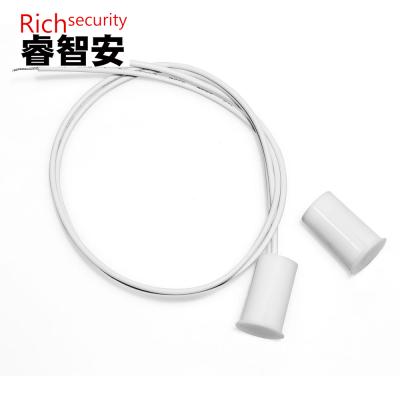 China Anti-theft RZ-33B Recessed Door Sensor Alarm Window Alarm Cable Mounted Magnetic Contact for sale