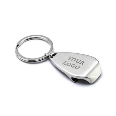 China Viable Custom Logo Metal Bottle Opener Key Chain for sale