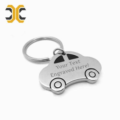 China Various Laser Car Brand Metal Key Chains Eco - Friendly Car for sale