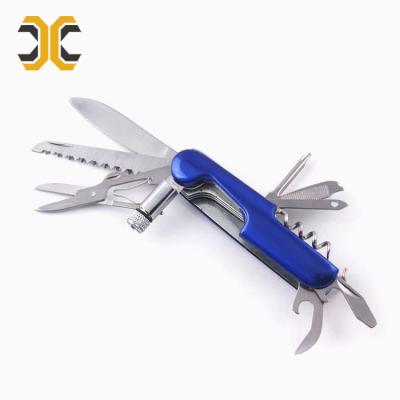 China Free Sample EDC Multi Function Portable Knife Multi Function Tool With Led Light for sale