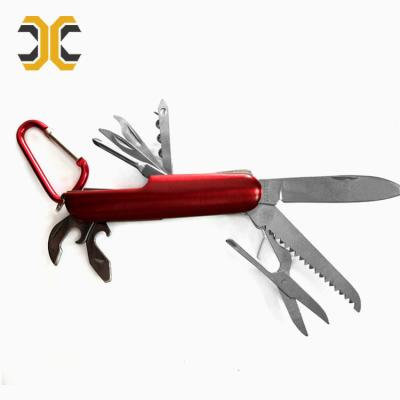 China Multi Functional Folding Tool 2cr Knife Free Sample Stainless Multi Knife With Led Light for sale