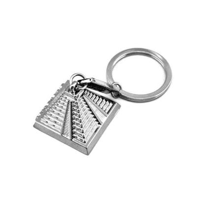 China Custom Made Eco - Friendly 3D Metal Key Chain , Souvenir Key Chain For Different Countries for sale