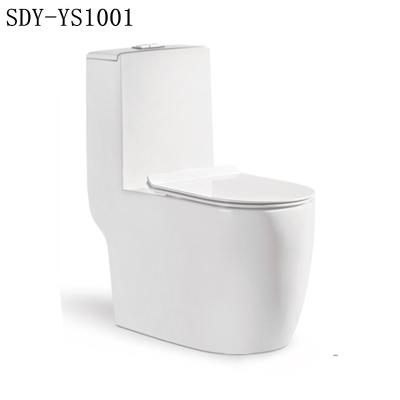 China Bathroom Sanitary Toilet Bowl Double-Flow Ware Wc Ceramic Siphonic One Piece Toilet Seat for sale