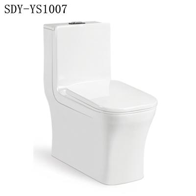 China Double-Flow Bathroom Toilet Price Wc Ceramic Siphonic One Piece Toilet Bowl Sanitary Ware Toilet for sale