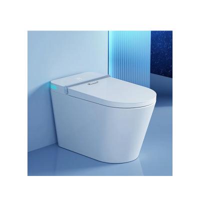 China Good Prices Cistern Luxury Automatic Flush Smart Toilet Bowls Hidden Rimless Rimless Toilet With Speech Function for sale