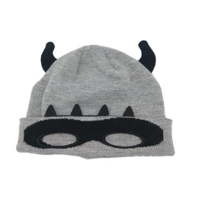 China JOINT Winter Monster Knit Hat Crocheted Knit Hat Custom Knitted Hats Of Various Shapes for sale