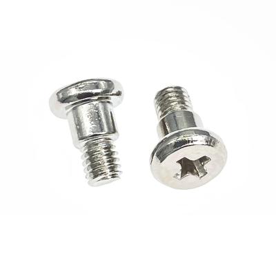 China Customized Stainless Steel Phillips Flat Pan Groove Shoulder Step Head Screws for sale