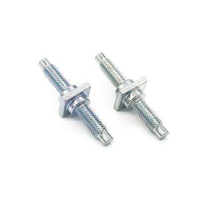 China Pan Galvanized Steel Double Thread Square Head Shoulder Step Screws For Car Battery for sale