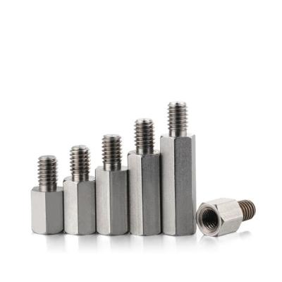 China Customized M3 SS304 Stainless Steel Brass Round Hex Threaded Standoff Standoff for sale