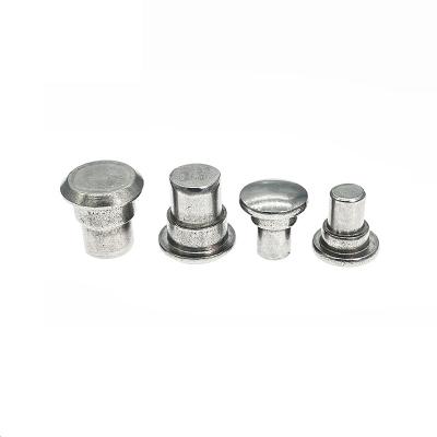 China Customized Stainless Steel Stainless Steel Flat And Round Head Round Step Shoulder Solid Rivets for sale