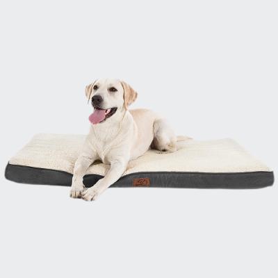 China Factory Outlet Sustainable Dog Bed for Large Dogs up to 75lbs - Orthopedic Large Dog Beds with Removable Washable Cover for sale