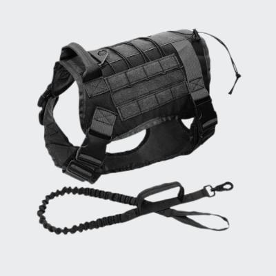 China Stocked Hot Selling Tactical Dog Harness Utility Dog Training Vest With Handle for sale