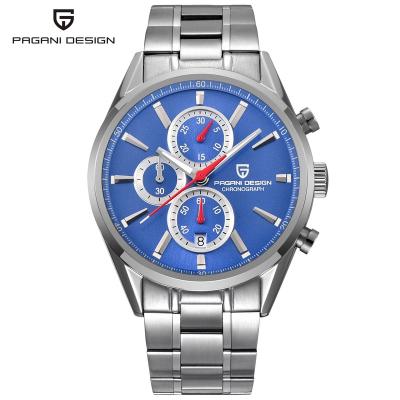 China Luxury Chronograph Man Watch PAGANI DESIGN 2765 Automatic Mechanical Men's Wrist Watch with VD57 Movement for sale