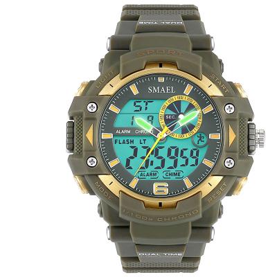 China Hot 1379 Smael Amazone Watches Analog Digital Display Dual Sport Alarm Men Swimming Watch for sale