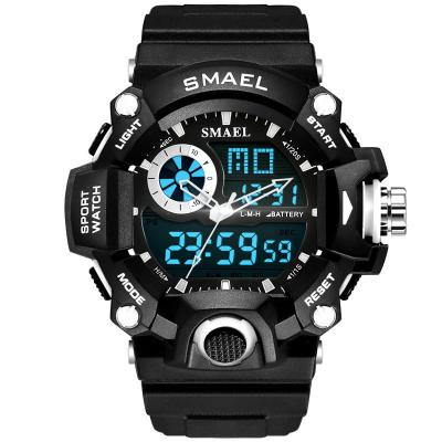 China Quick Selling Wholesale Lower Alarm Price Mens Sport Wristwatches With Dual Analog Number Display for sale