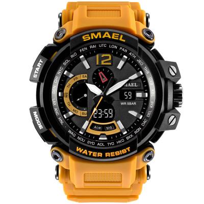 China New Model SMAEL 1702 Global Market Favorite Sports Digital Display Dual Alarm Swimming Waterproof Watch for sale