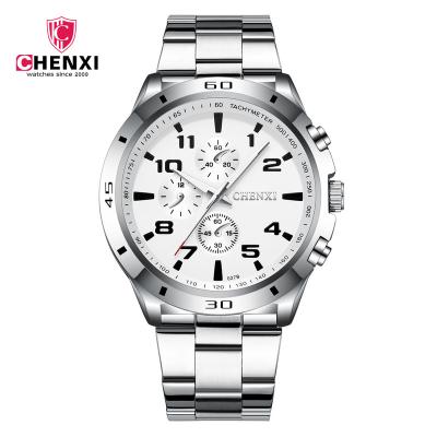 China High quality water resistant stainless steel style analog wrist watch made in china with luminous hands for men for sale