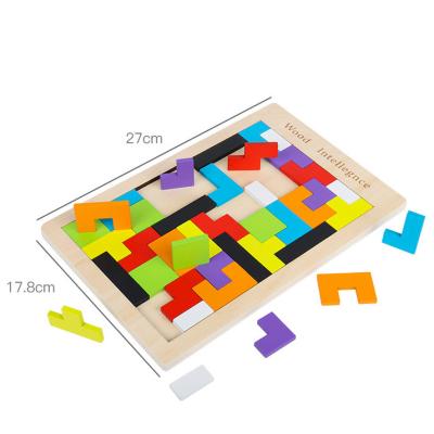 China DIY TOY High-Quality Hot-Selling Wooden Puzzle Intelligence Jigsaw Game Made In China for sale