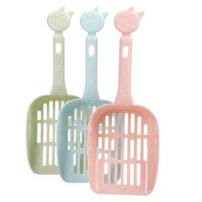 China CLS-02 Large Capacity Plastic Sustainable Pastel Cavity Cat Litter Scoop for sale