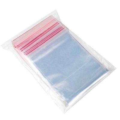 China Moisture Proof Resealable Poly Reclose Clear Printed Custom Plastic Zipper Ziplock Bag for sale