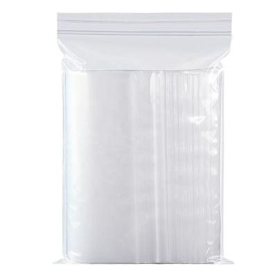 China Moisture Proof Clear Poly Kraft Custom Plastic Zipper Bag With Zipper for sale