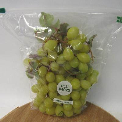 China Recyclable Cherry Plastic Packaging Bags /Grapes Fruit Plastic Bags For Supermarket for sale