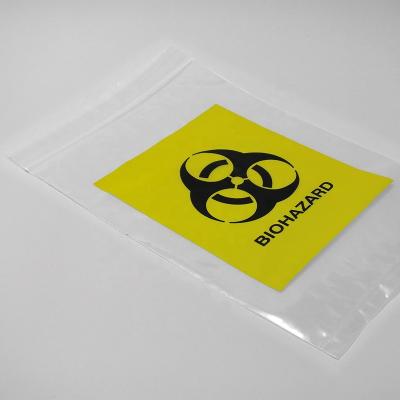 China Moisture Proof Biohazard Specimen Transport Bags 6 x 9 Labs Ziplock With Document Pouch Bags for sale