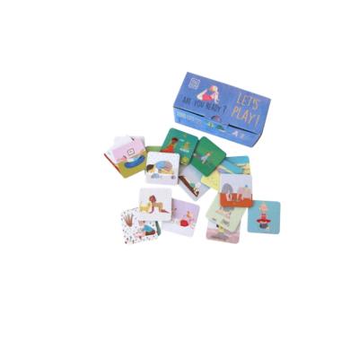 China Custom Affirmation Cards Memory Flash Cards Game Paper Card for sale