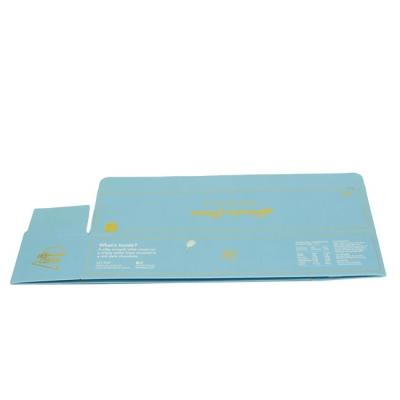 China New Modern Design Manufacturer Low Price Wholesale Cmyk Color Card Recyclable Paper Box for sale