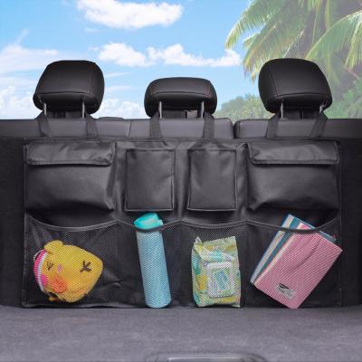 China 600D Oxford Heavy Duty Folding Portable Cargo Storage Car Organizer Trunk For For Back Seat for sale