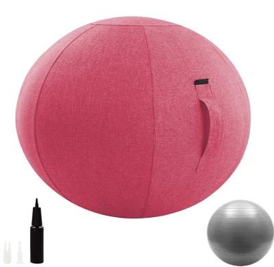 China For Home/Office/Kids/Hot Selling Pilates Anti Shatter PVC 45cm Size Gym Exercise Fitness Soft Yoga/Fitness Yoga Ball with Cover for sale