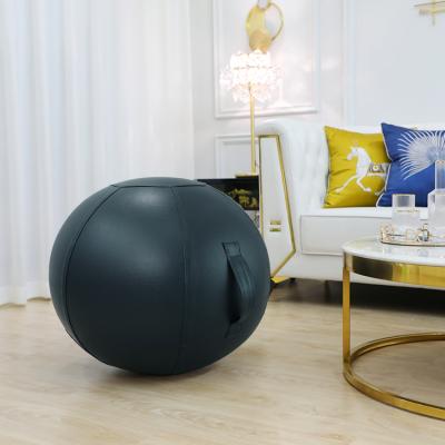 China For home/office/kids/adult anti splinter fitness new arrival home size custom home size pu leather yoga/yoga ball for sale