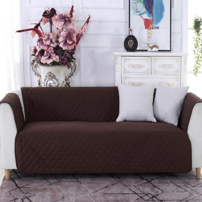 China Modern Washable Soft Non Slip 100% Polyester Sofa Cover 3 Seater For Home for sale