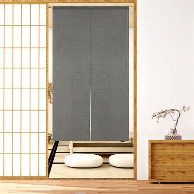 China Home Decorative Rodless Blackout Kitchen Dining Room Door Curtains For Doorway for sale