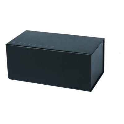 China Handmade Custom Packaging Small Black Gift Box for sale