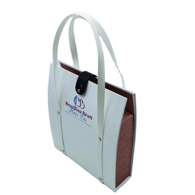 China 2020 Customs Recyclable Luxury Fashion Handles Bag For Human Hair Wig Packaging for sale